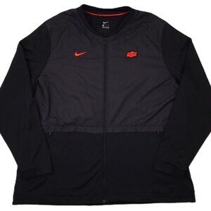 Nike Oklahoma State University Cowboys Jacket 3XL Black Full Zip Vented OSU OK